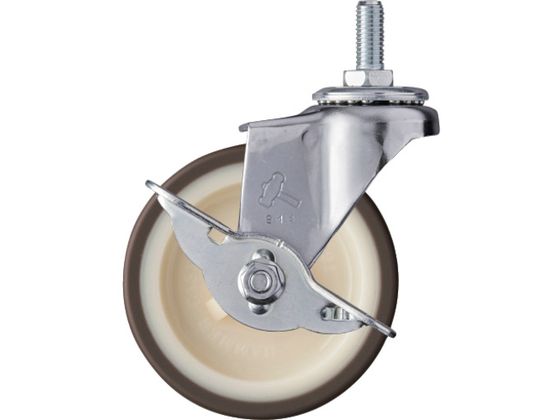 ハンマー ねじ込み旋回式ウレタン車輪 ナイロンホイール 75mm W3 8 ストッパー付 415A-2UR75 ハンマー ねじ込み旋回式ウレタン車輪 ナイロンホイール 75mm W3 8 ストッパー付 415A-2UR75