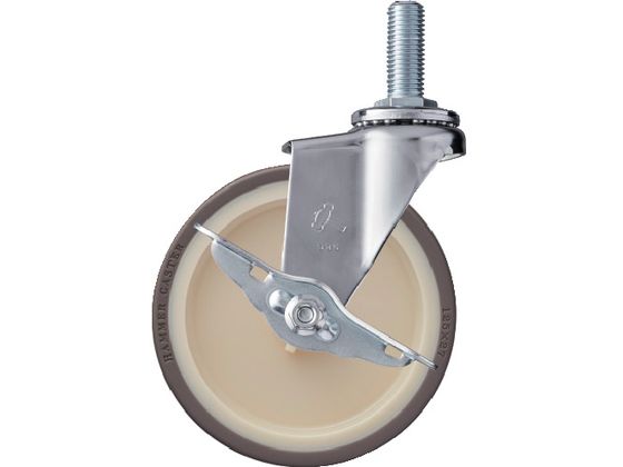 ハンマー ねじ込み旋回式ウレタン車輪 ナイロンホイール 125mm ストッパー付 415EA-UR125 ハンマー ねじ込み旋回式ウレタン車輪 ナイロンホイール 125mm ストッパー付 415EA-UR125