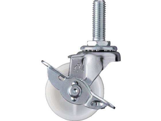 ハンマー ねじ込み旋回式ナイロン車輪 50mm ストッパー付 415EA-N50 ハンマー ねじ込み旋回式ナイロン車輪 50mm ストッパー付 415EA-N50