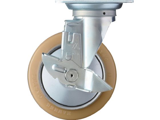 ハンマー 旋回式ウレタン車輪 ローラーベアリング 150mm ストッパー付 419S-URB150 ハンマー 旋回式ウレタン車輪 ローラーベアリング 150mm ストッパー付 419S-URB150