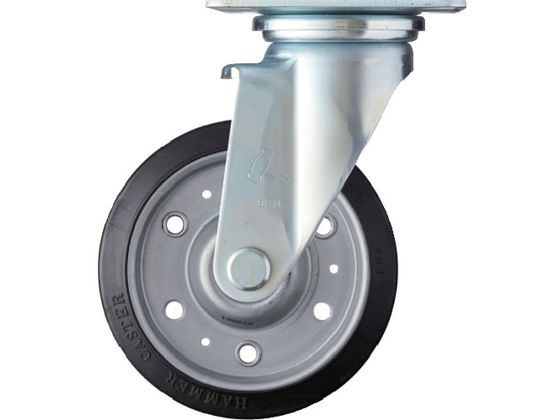 ハンマー 旋回式ゴム車輪 スチールホイール・ラジアルボールベアリング 150mm 420J-RBB150 ハンマー 旋回式ゴム車輪 スチールホイール・ラジアルボールベアリング 150mm 420J-RBB150