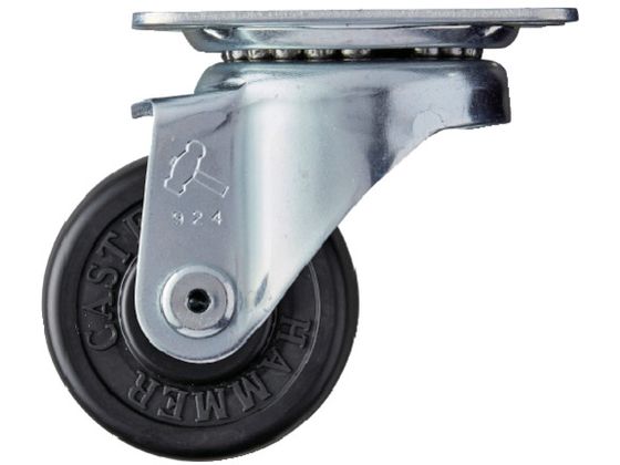 ハンマー 旋回式ゴム車輪 50mm 420S-RD50 ハンマー 旋回式ゴム車輪 50mm 420S-RD50