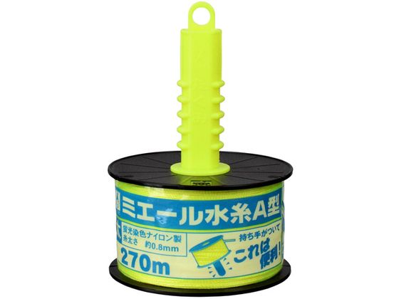 たくみ ミエール水糸A型イエロー太270m 4363 たくみ ミエール水糸A型イエロー太270m 4363