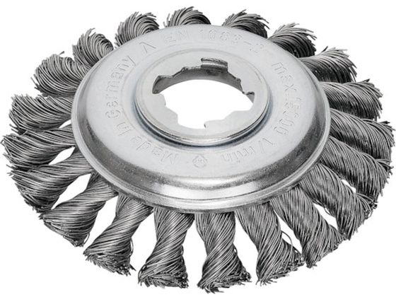 LESSMANN XーLOCK ノットベベルブラシ Φ115 高張度鋼線 線径0.5 472.25X. JP LESSMANN XーLOCK ノットベベルブラシ Φ115 高張度鋼線 線径0.5 472.25X. JP
