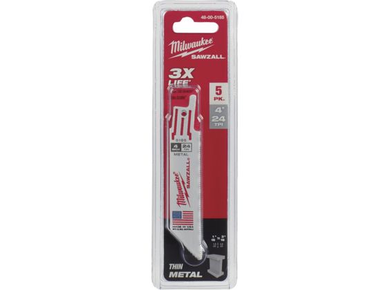 milwaukee THIN KERFHpVv\[u[h 24TPI 101mm 5{pbN 48-00-5185
