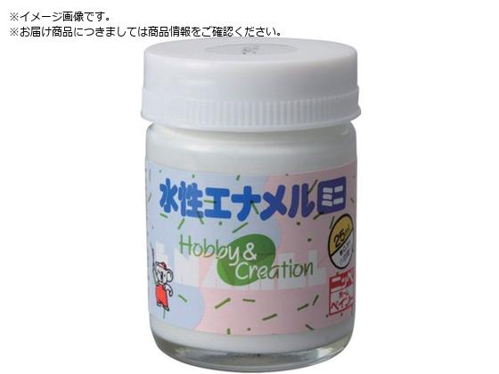 ニッぺ 水性エナメルミニ 25ml つやなしホワイト HSB002-25 ニッぺ 水性エナメルミニ 25ml つやなしホワイト HSB002-25