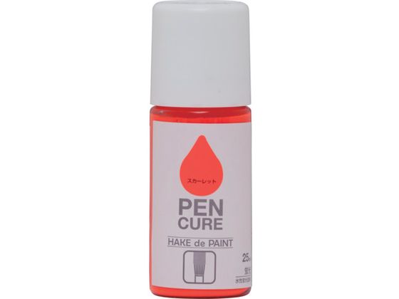 ニッペ ペンキュア HAKE de PAINT 蛍光 25ml スカーレット 190K029 ニッペ ペンキュア HAKE de PAINT 蛍光 25ml スカーレット 190K029