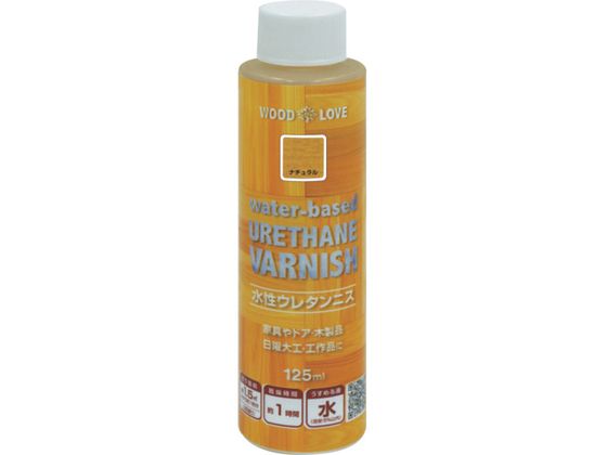 ニッペ 水性ウレタンニス 125ml ナチュラル 300N021-125 ニッペ 水性ウレタンニス 125ml ナチュラル 300N021-125