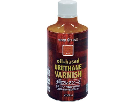 ニッペ 油性ウレタンニス 250ml チーク 300N042-250 ニッペ 油性ウレタンニス 250ml チーク 300N042-250