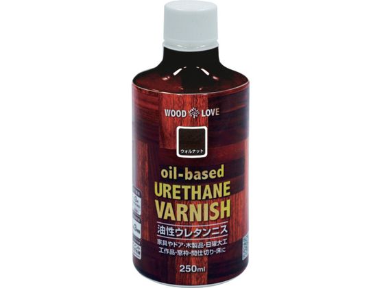 ニッペ 油性ウレタンニス 250ml ウォルナット 300N044-250 ニッペ 油性ウレタンニス 250ml ウォルナット 300N044-250