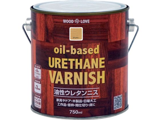 ニッペ 油性ウレタンニス 750ml クリヤー 300N046-750 ニッペ 油性ウレタンニス 750ml クリヤー 300N046-750