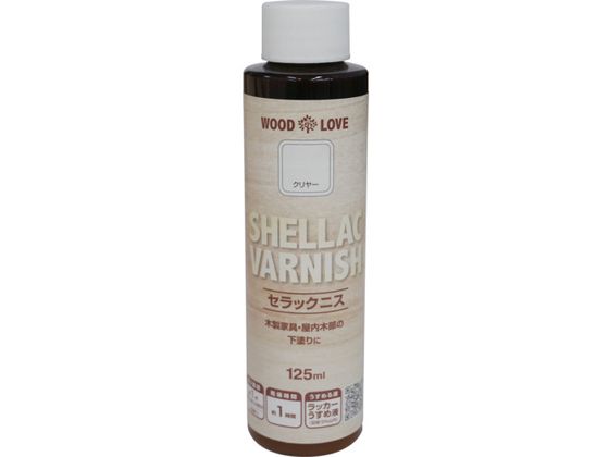 ニッペ セラックニス 125ml クリヤー 300N101-125 ニッペ セラックニス 125ml クリヤー 300N101-125