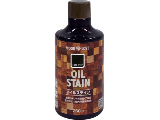 ニッペ 油性オイルステイン 250ml Sエボニーブラック 300N065-250 ニッペ 油性オイルステイン 250ml Sエボニーブラック 300N065-250