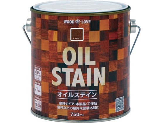 ニッペ 油性オイルステイン 750ml Sマホガ二 300N063-750 ニッペ 油性オイルステイン 750ml Sマホガ二 300N063-750