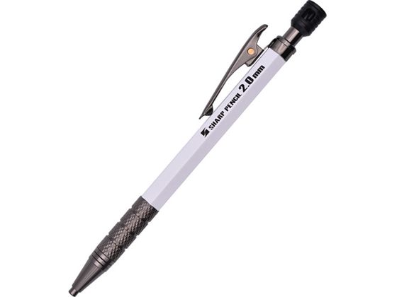 ●色：白●直径（ｍｍ）：９．４●長さ（ｍｍ）：１３５●筆記線幅（ｍｍ）：２●芯径（ｍｍ）：２●タイプ：ポリマー芯●奥行き（ｍｍ）：９．４●替芯：●建築用シャープペンシル●高耐久、 コンクリートなどのＨ