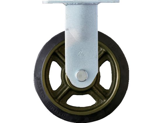 ハンマー 重荷重用固定式ゴム車輪 イモノホイール・ラジアルボールベアリング 200mm500HPR-CR200 ハンマー 重荷重用固定式ゴム車輪 イモノホイール・ラジアルボールベアリング 200mm500HPR-CR200
