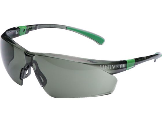 Univet 二眼型保護メガネ 506UP ブラック×グリーン グレーレンズ Univet 二眼型保護メガネ 506UP ブラック×グリーン グレーレンズ