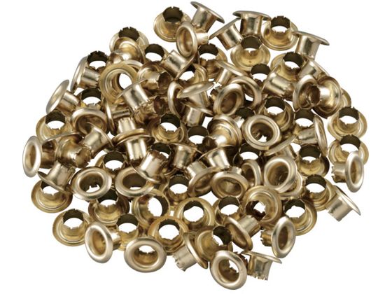 ファミリーツール ハトメ、5mm #300 真鍮メッキ 51426 ファミリーツール ハトメ、5mm #300 真鍮メッキ 51426