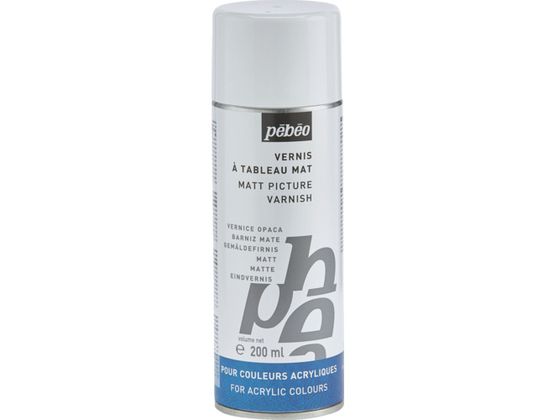 Pebeo マットバーニッシュ つや消し・画面保護剤 油性 スプレー 200ml 520225 Pebeo マットバーニッシュ つや消し・画面保護剤 油性 スプレー 200ml 520225