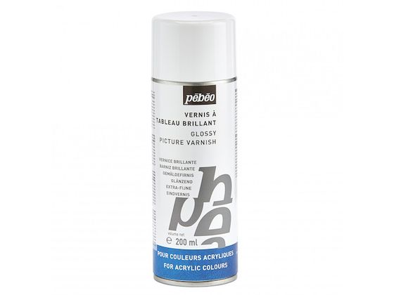 Pebeo グロスバーニッシュ つや出し・画面保護剤 油性 スプレー 200ml 520230 Pebeo グロスバーニッシュ つや出し・画面保護剤 油性 スプレー 200ml 520230