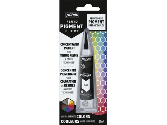 Pebeo 油性リキッド顔料 フルイドピグメント20ml ブラック 650670 Pebeo 油性リキッド顔料 フルイドピグメント20ml ブラック 650670
