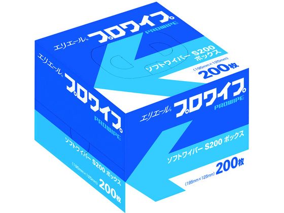 エリエール ウエス プロワイプ ソフトワイパーS200 200枚×72個入り 703128 エリエール ウエス プロワイプ ソフトワイパーS200 200枚×72個入り 703128
