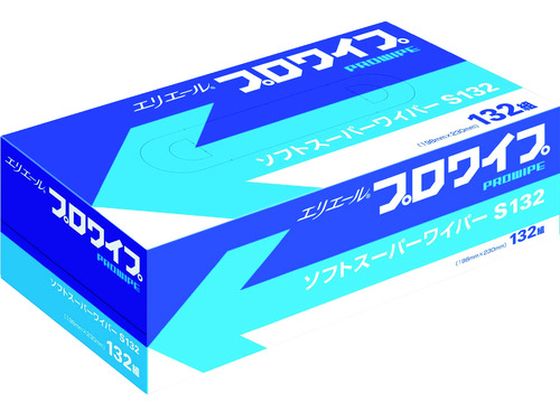 エリエール プロワイプソフトスーパーワイパーS132BOX36個入 703130 エリエール プロワイプソフトスーパーワイパーS132BOX36個入 703130