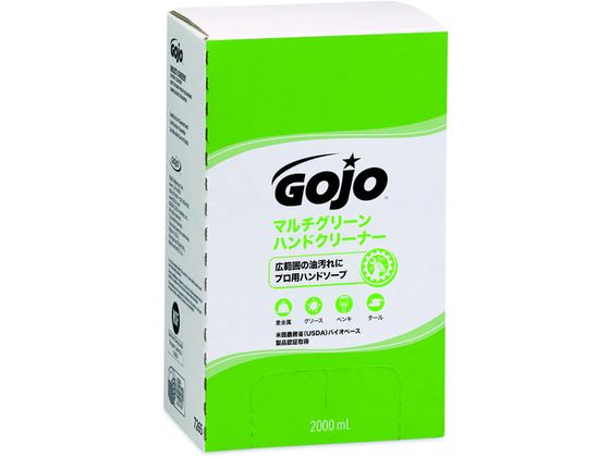 GOJO ゴージョー マルチグリーン ハンドクリーナー 2000mL TDX用カートリッジ 7265 GOJO ゴージョー マルチグリーン ハンドクリーナー 2000mL TDX用カートリッジ 7265