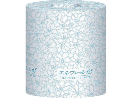 エリエール エルヴェールトイレットティシューシングル65m個包装ミシン目入り 723085 エリエール エルヴェールトイレットティシューシングル65m個包装ミシン目入り 723085