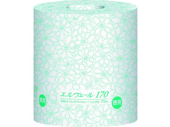 エリエール エルヴェールトイレットティシューシングル170m個包装芯なし 723088 エリエール エルヴェールトイレットティシューシングル170m個包装芯なし 723088