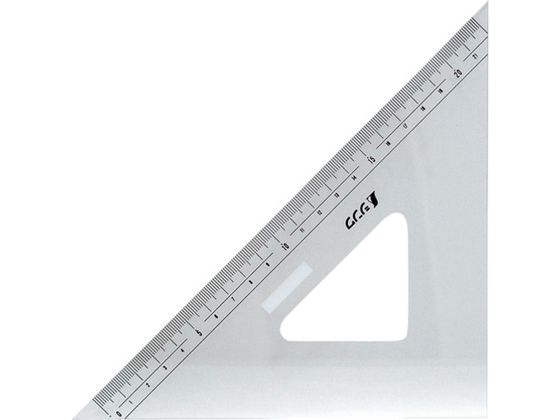 シンワ アクリル三角定規24cm 75256 シンワ アクリル三角定規24cm 75256