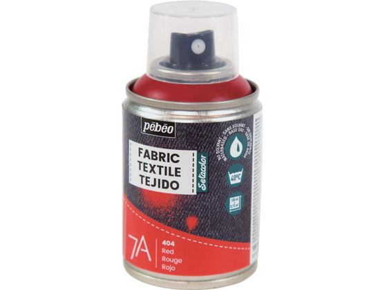 Pebeo 布用水性アクリルスプレーセタスプレー 100ml レッド 805404 Pebeo 布用水性アクリルスプレーセタスプレー 100ml レッド 805404