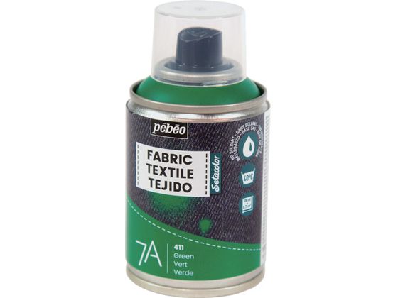 Pebeo 布用水性アクリルスプレー セタスプレー 100ml グリーン 805411 Pebeo 布用水性アクリルスプレー セタスプレー 100ml グリーン 805411