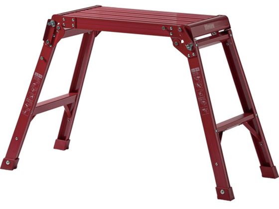 TENMA アルミ作業台2段 レッド 812004238 TENMA アルミ作業台2段 レッド 812004238