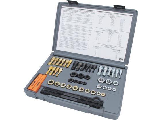 LANGTOOLS ねじ山修正工具セット 48点 タップ・ダイスセット インチ・ミリ対応 971 LANGTOOLS ねじ山修正工具セット 48点 タップ・ダイスセット インチ・ミリ対応 971