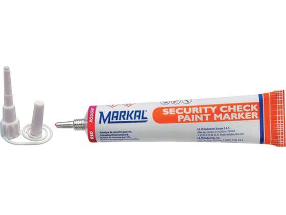 Markal チューブマーカー SECURITY CHECK 赤 96670 Markal チューブマーカー SECURITY CHECK 赤 96670