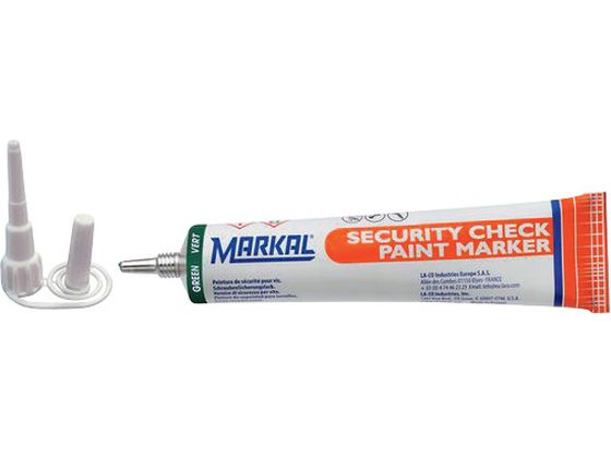 Markal チューブマーカー SECURITY CHECK 緑 96672 Markal チューブマーカー SECURITY CHECK 緑 96672