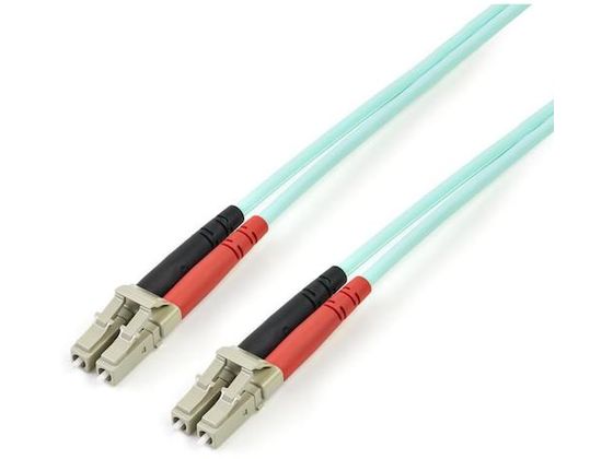StarTech 光ファイバーケーブル 5m OM3準拠 50 125 LC-LC LSZH アクア 光配線 マルチモード光パッチコード A50FBLCLC5 StarTech 光ファイバーケーブル 5m OM3準拠 50 125 LC-LC LSZH アクア 光配線 マルチモード光パッチコード A50FBLCLC5