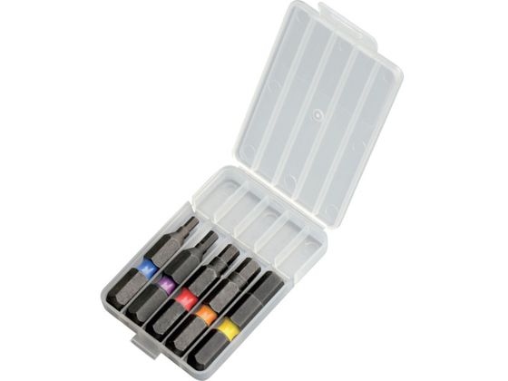 アネックス 六角レンチカラービット 5本組 対辺2.5 3 4 5 6×35ACHX5-35L アネックス 六角レンチカラービット 5本組 対辺2.5 3 4 5 6×35ACHX5-35L