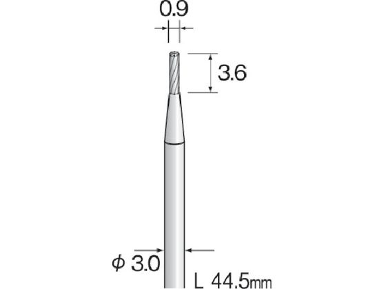 Minimo 超硬カッター スパイラルカット Φ0.9 BC2001 Minimo 超硬カッター スパイラルカット Φ0.9 BC2001