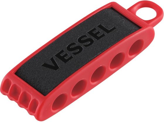 VESSEL ビットホルダー5本用 赤BH-05R VESSEL ビットホルダー5本用 赤BH-05R