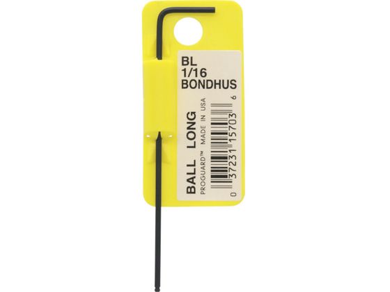 BONDHUS ボールポイント・L-レンチ 1 16インチBL1 16 BONDHUS ボールポイント・L-レンチ 1 16インチBL1 16