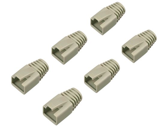 BUFFALO 先付け用コネクター保護カバー6個入り ベージュ BLABRJ45BE6 BUFFALO 先付け用コネクター保護カバー6個入り ベージュ BLABRJ45BE6