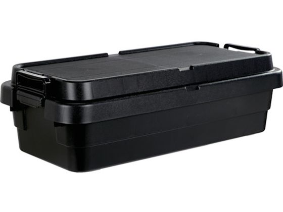TRUSCO トランクカーゴ フラット天板仕様 浅型 40L 黒BLKCFL-70 TRUSCO トランクカーゴ フラット天板仕様 浅型 40L 黒BLKCFL-70