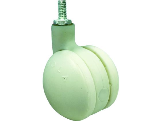 SAMSONG デザイン双輪キャスター「Bola」白 ネジ 自在 50mmBOLA-T-50-W SAMSONG デザイン双輪キャスター「Bola」白 ネジ 自在 50mmBOLA-T-50-W