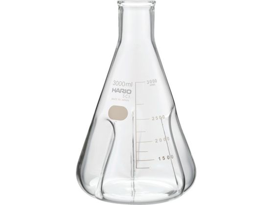 HARIO バッフル付き三角フラスコ3000ml BSF-3L-SCI HARIO バッフル付き三角フラスコ3000ml BSF-3L-SCI