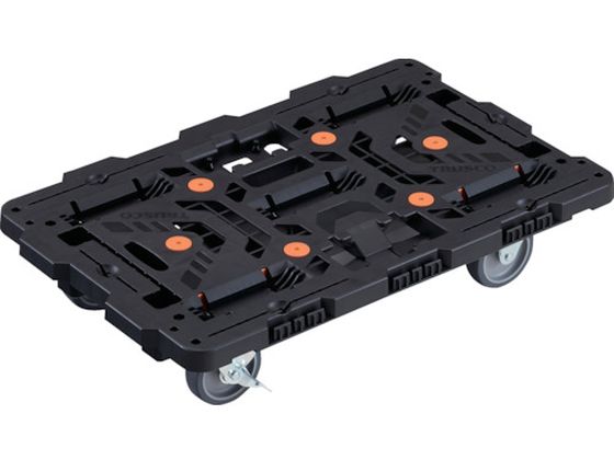 TRUSCO 連結式樹脂製平台車 ビートル 700X450 自在3輪 内2輪ストッパー付 BT700J3S2-E100 TRUSCO 連結式樹脂製平台車 ビートル 700X450 自在3輪 内2輪ストッパー付 BT700J3S2-E100