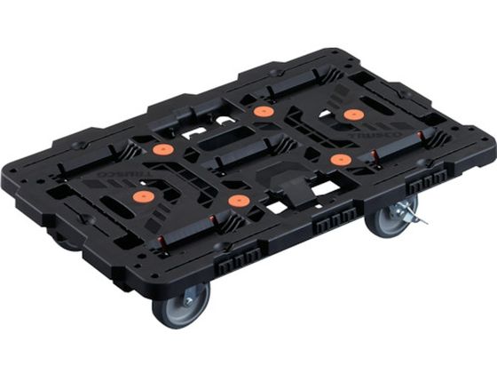 TRUSCO 連結式樹脂製平台車 ビートル 700X450 自在5輪 内2輪ストッパー付 BT700J5S2-E100 TRUSCO 連結式樹脂製平台車 ビートル 700X450 自在5輪 内2輪ストッパー付 BT700J5S2-E100