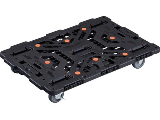 TRUSCO 連結式樹脂製平台車 ビートル 900X600 自在3輪 内2輪ストッパー付 BT900J3S2-E100 TRUSCO 連結式樹脂製平台車 ビートル 900X600 自在3輪 内2輪ストッパー付 BT900J3S2-E100