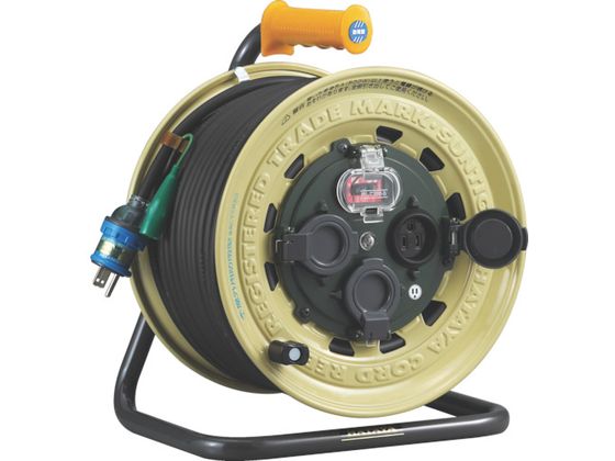 ハタヤ 屋外用 サンタイガーレインボーリール 単相100V30m BX-331K ハタヤ 屋外用 サンタイガーレインボーリール 単相100V30m BX-331K